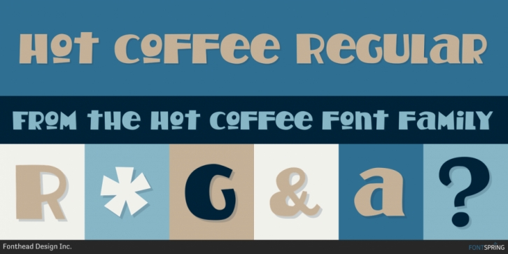 Hot Coffee font preview