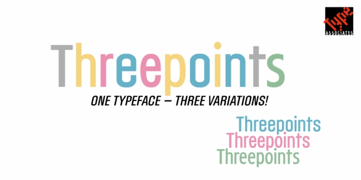 ThreepointsWest font preview
