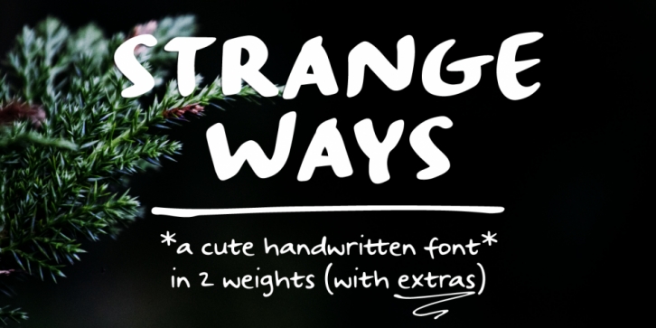Strangeways font preview