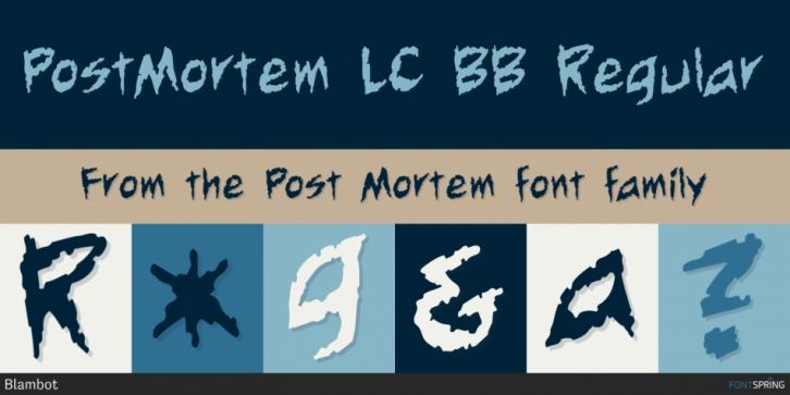 Post Mortem font preview