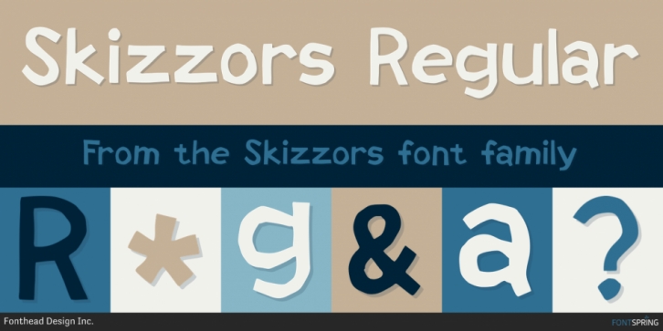 Skizzors font preview