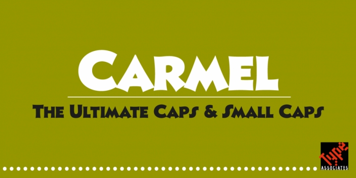 Carmel font preview