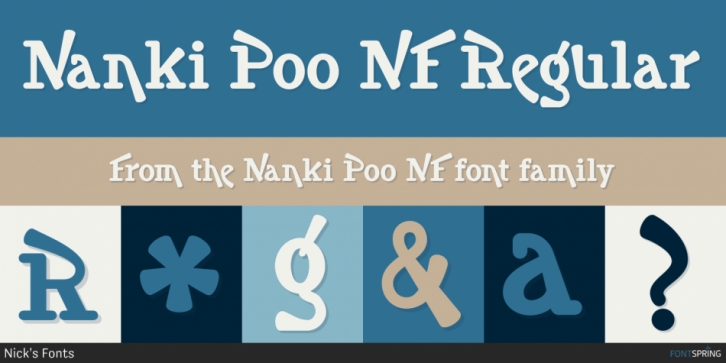 Nanki Poo NF font preview