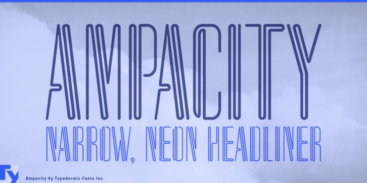 Ampacity font preview