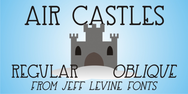 Air Castles JNL font preview