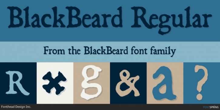 BlackBeard font preview