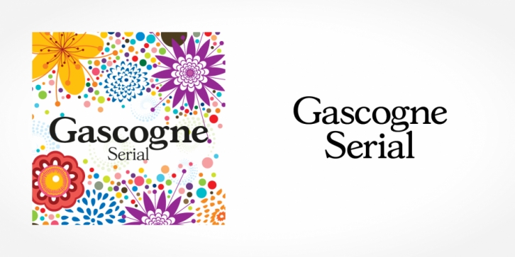 Gascogne Serial font preview