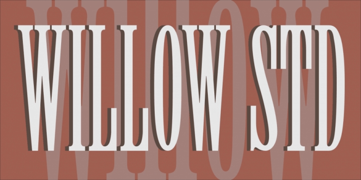 Willow Std font preview
