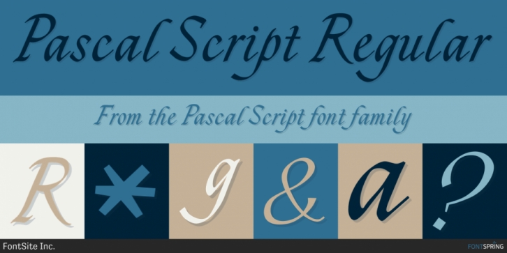Pascal Script font preview