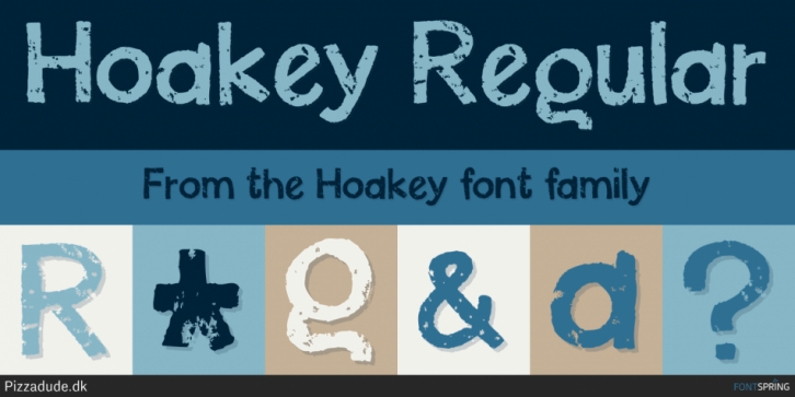 Hoakey font preview
