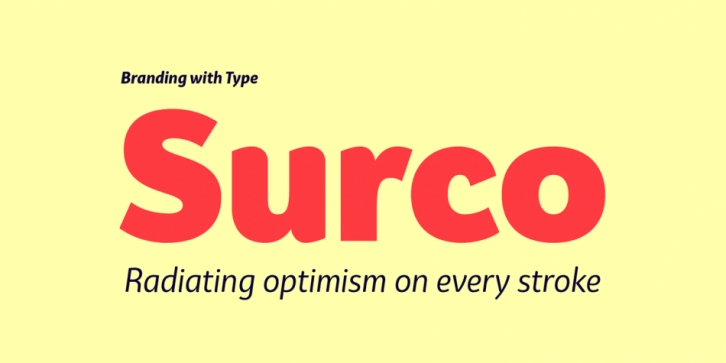 Bw Surco font preview
