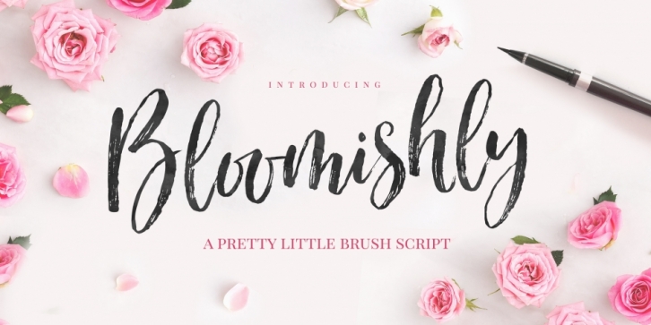 Bloomishly font preview