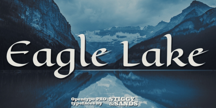 Eagle Lake Pro font preview