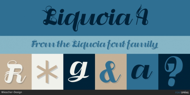 Liquoia font preview