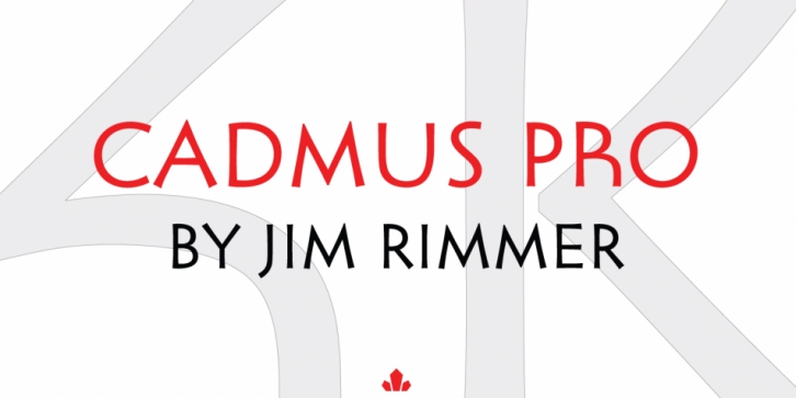Cadmus Pro font preview