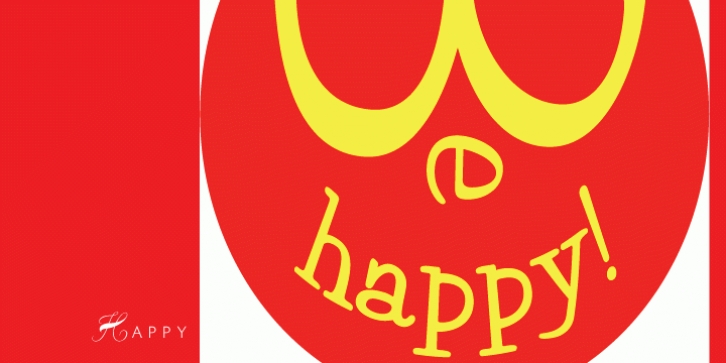 Happy font preview