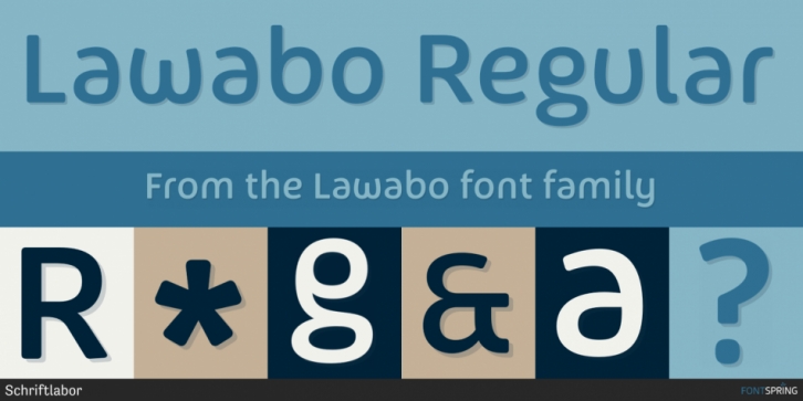 Lawabo font preview