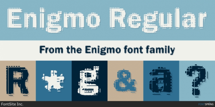 Enigmo font preview