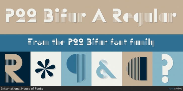 P22 Bifur font preview