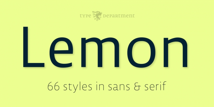 Lemon Serif font preview