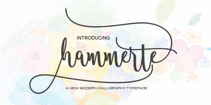Hammerte font preview