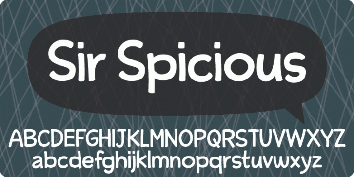 Sir Spicious font preview