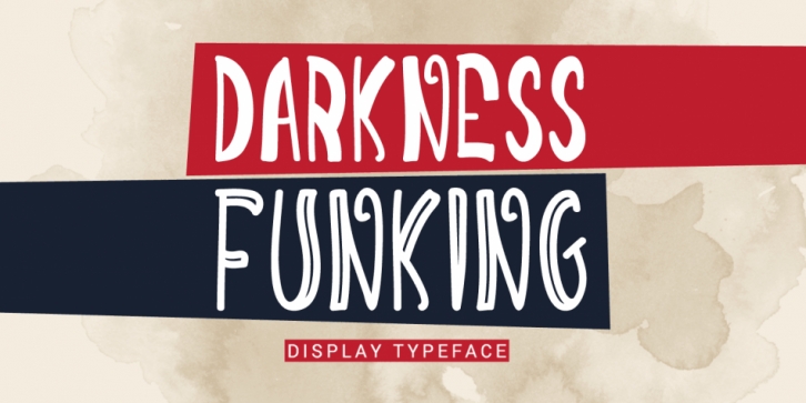 Darkness Funking font preview