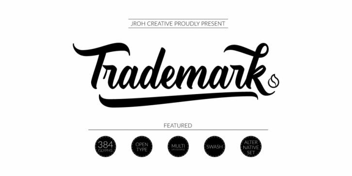 Trademark font preview