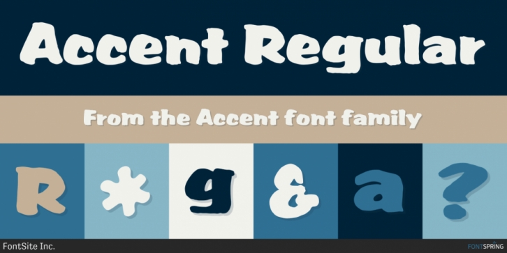 Accent font preview
