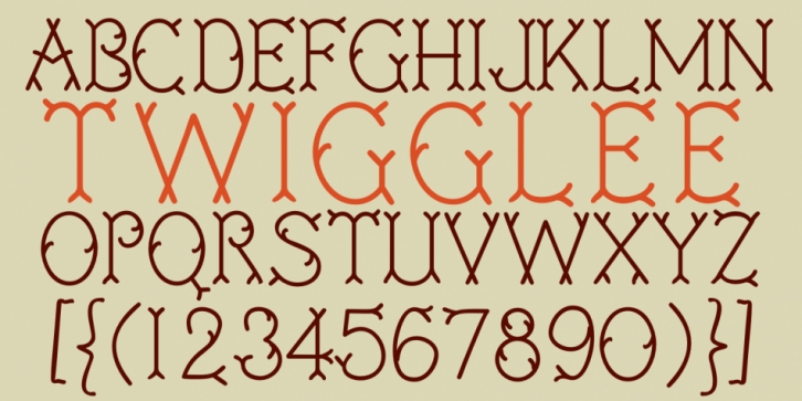 Twigglee font preview