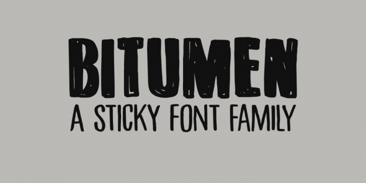Bitumen font preview