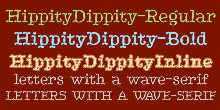 HippityDippity font preview