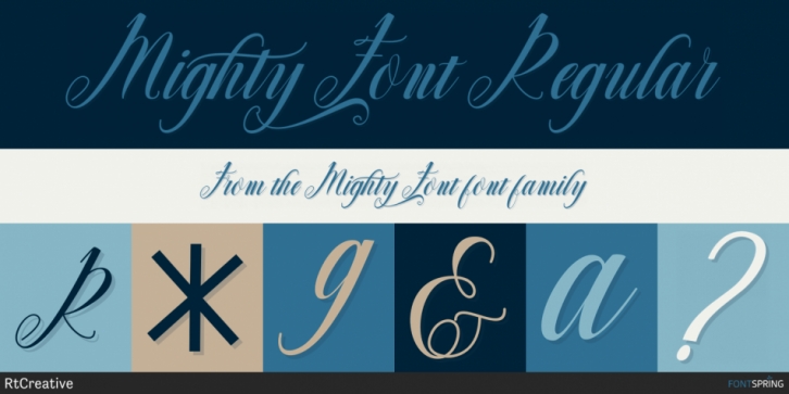 Mighty Font font preview
