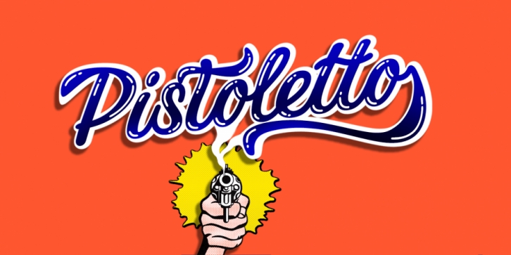 Pistoletto font preview