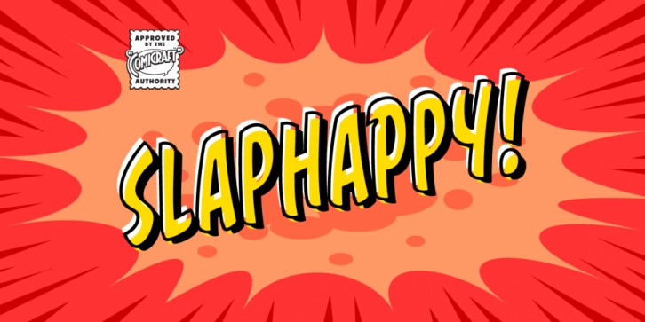 Slap Happy font preview
