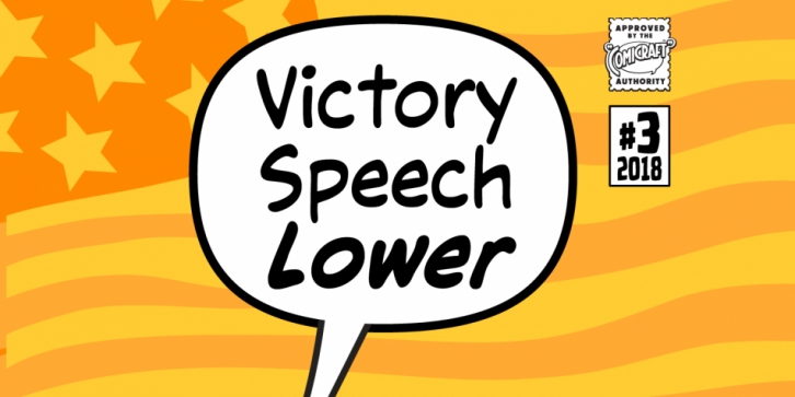 Victory Speech Lower font preview