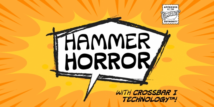Hammer Horror font preview