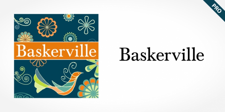 Baskerville Pro font preview