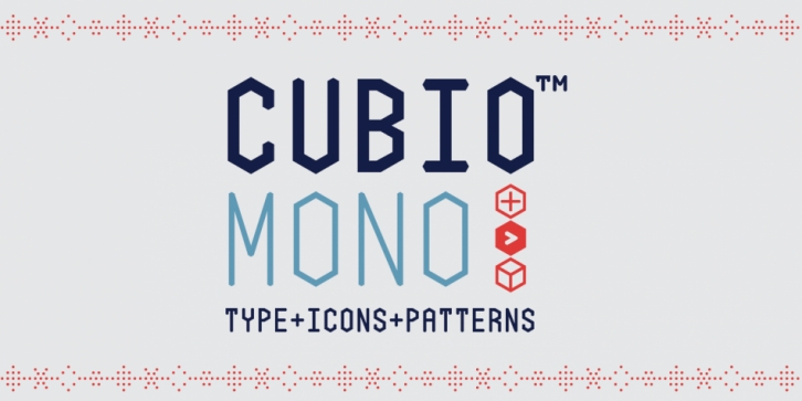 Cubio Mono font preview