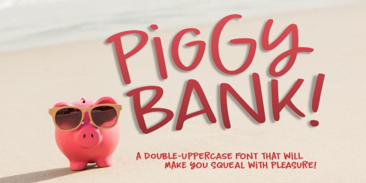 Piggy Bank font preview