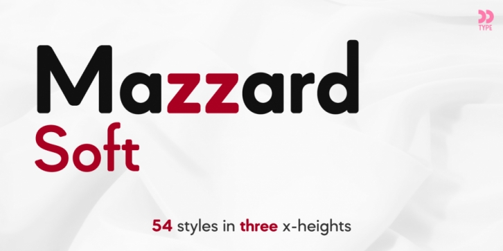 Mazzard Soft H font preview