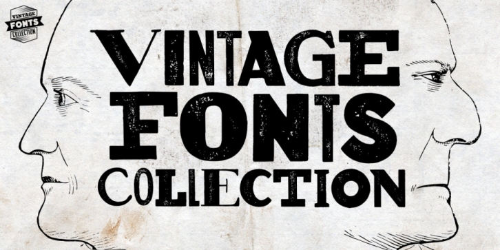 Vintage Fonts Collection font preview