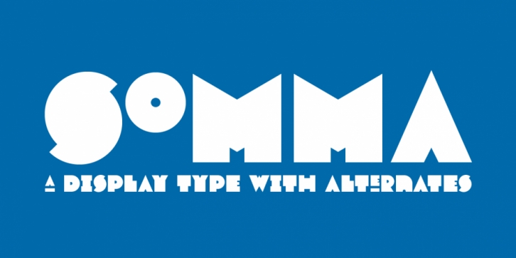 Somma font preview