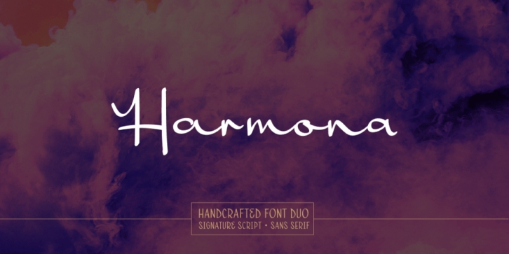 Harmona Family font preview
