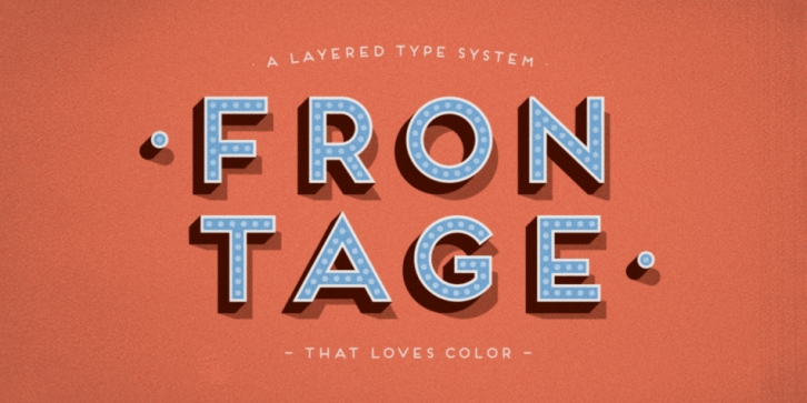 Frontage font preview