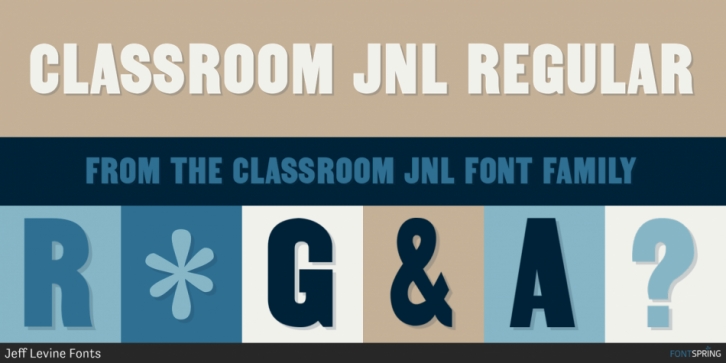 Classroom JNL font preview