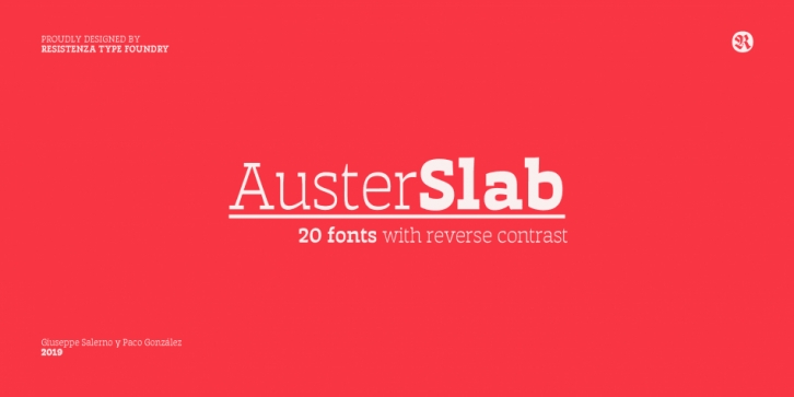Auster Slab font preview