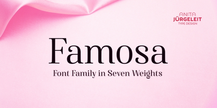 Famosa font preview
