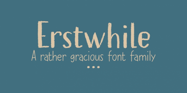 Erstwhile font preview