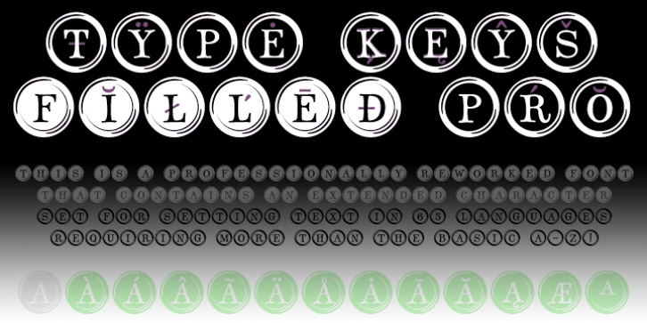 Type Keys Pro font preview